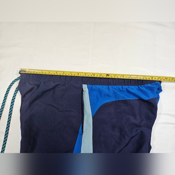 Nike Men Swim Trunks Shorts XL Blue Drawstring Adult - Picture 4 of 6